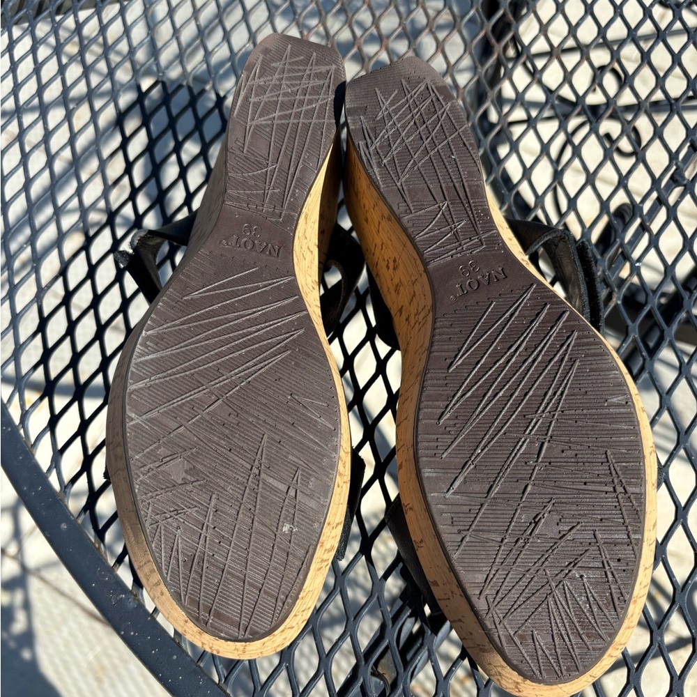 Black Strappy Sandals - Picture 5 of 5